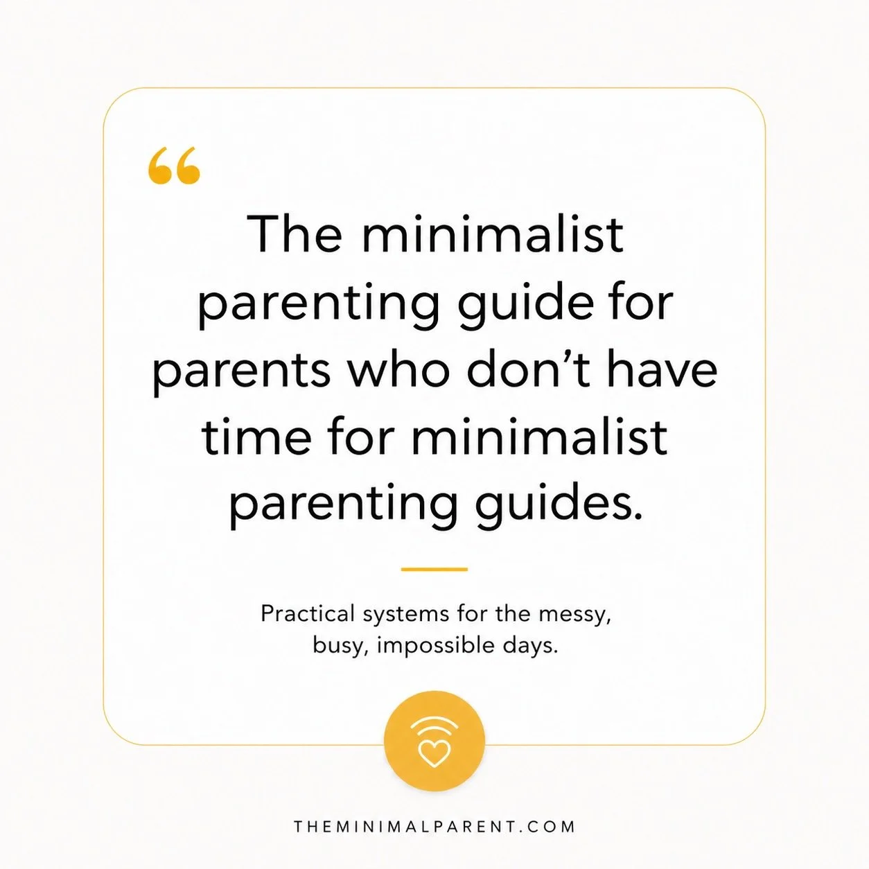Parenting is hard enough&mdash;stop adding more to it. #minimalistparenting #simpleliving #declutter #minimalparent #minimalism #minimalist