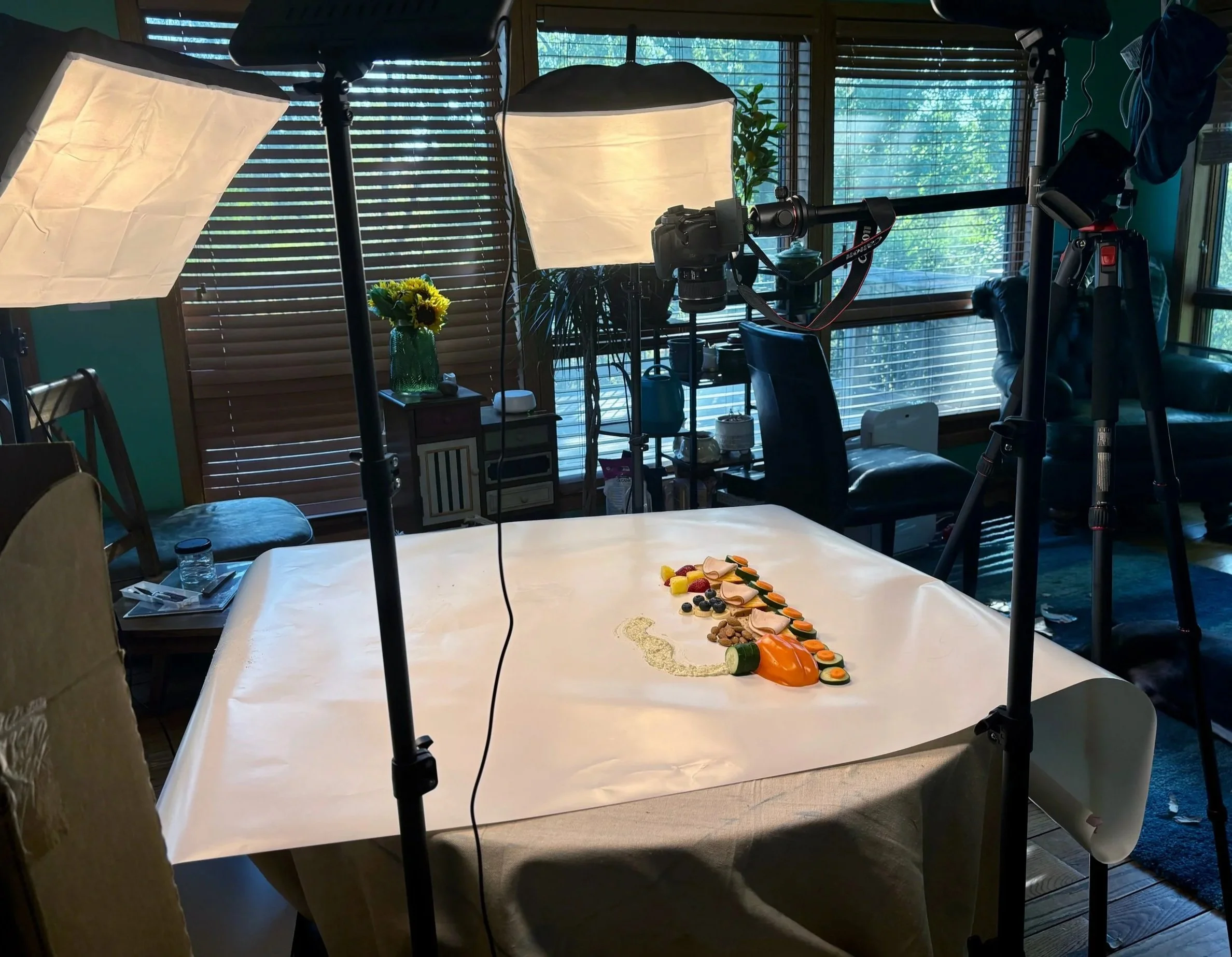 Setup for food photography