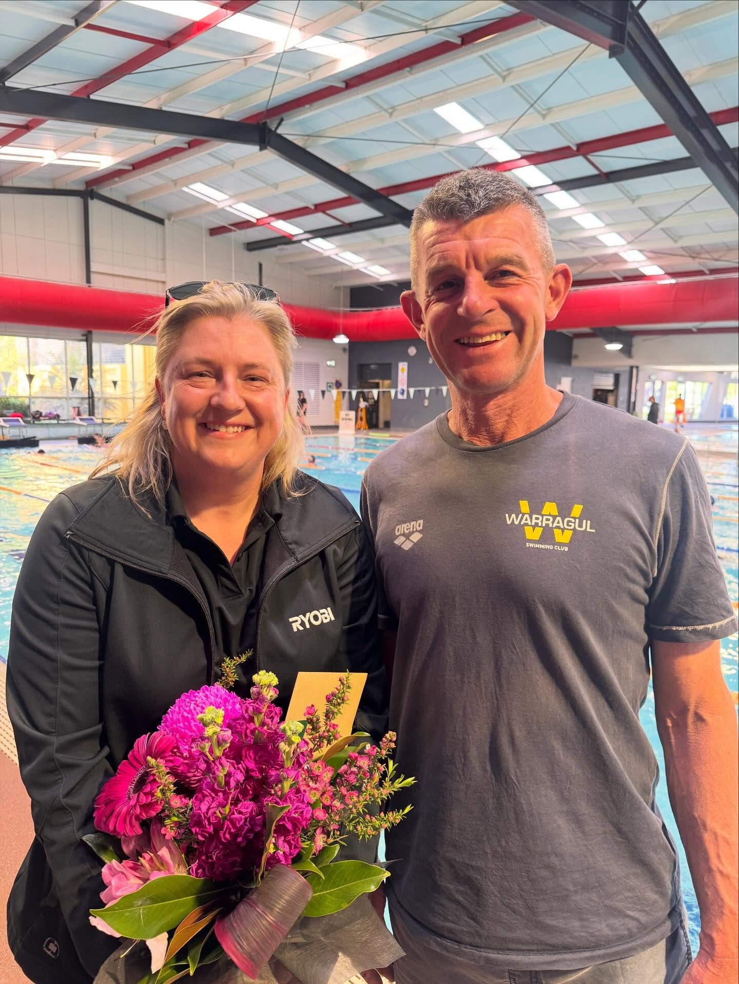 Last week we farewelled Michelle Chaplin, who has been a long-standing coach for Warragul Swim Club.

Michelle is much-loved by her swimmers, the parents, and the broader coaching team. Best of luck Michelle with your next adventure, and thanks for a