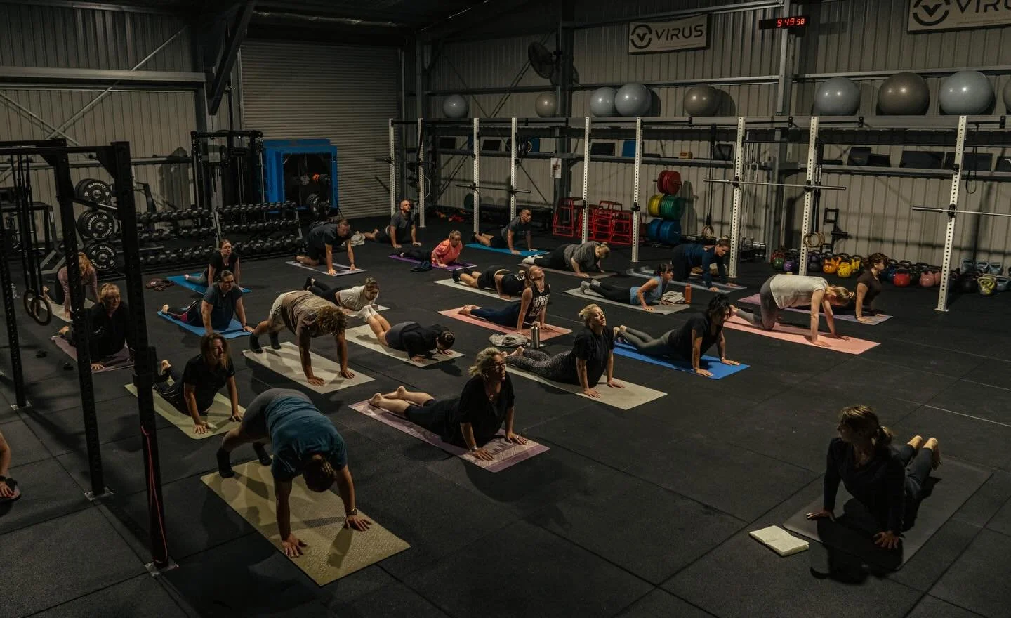 🧘&zwj;♀️ December Yoga
Take a breather before the Christmas rush and join us for a relaxed morning flow.

Yoga dates:
&bull; Sunday 14th 9:30am
&bull; Thursday 18th 9:30am (Kid-friendly - kids will be looked after in the gym while you do your sessio