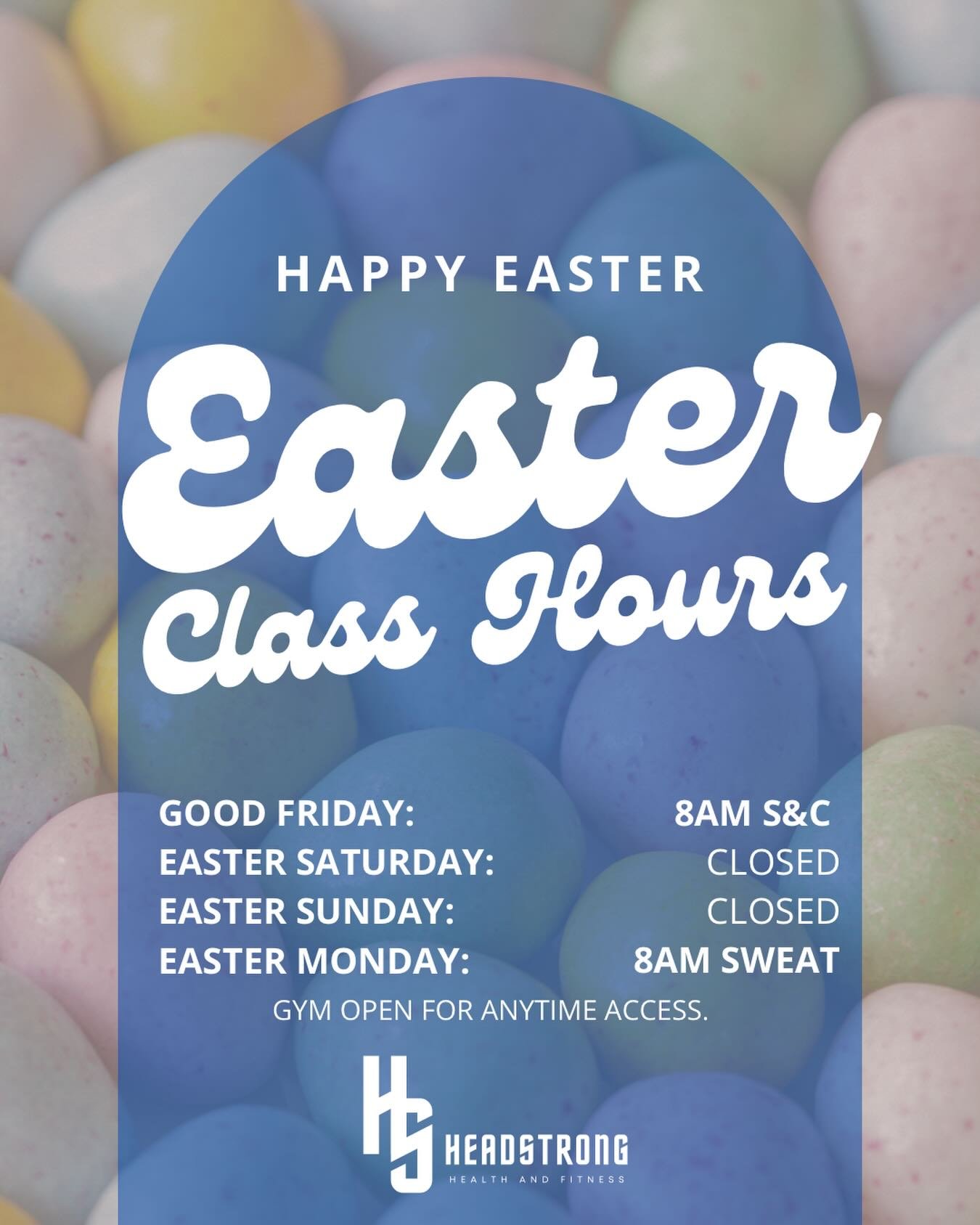 🐣 EASTER HOURS 🐣

Good Friday &ndash; 8:00am class
Saturday &ndash; CLOSED
Sunday &ndash; CLOSED
Easter Monday &ndash; 8:00am class

No Saturday Pilates this week.

Our 28 Day Class Challenge kicks off Monday 6th April 💪
Now&rsquo;s the time to ge