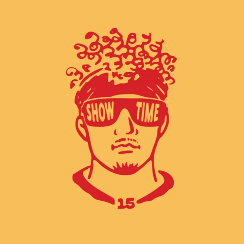 🏈SHOW TIME🏈 Message me by Monday 9/1 to place an order. $25 each. Ordering toddler and youth tees only! These will be printed on yellow Bella Canvas Jersey tees. Let me know if you&rsquo;d prefer porch pickup in Brookside or I can ship!