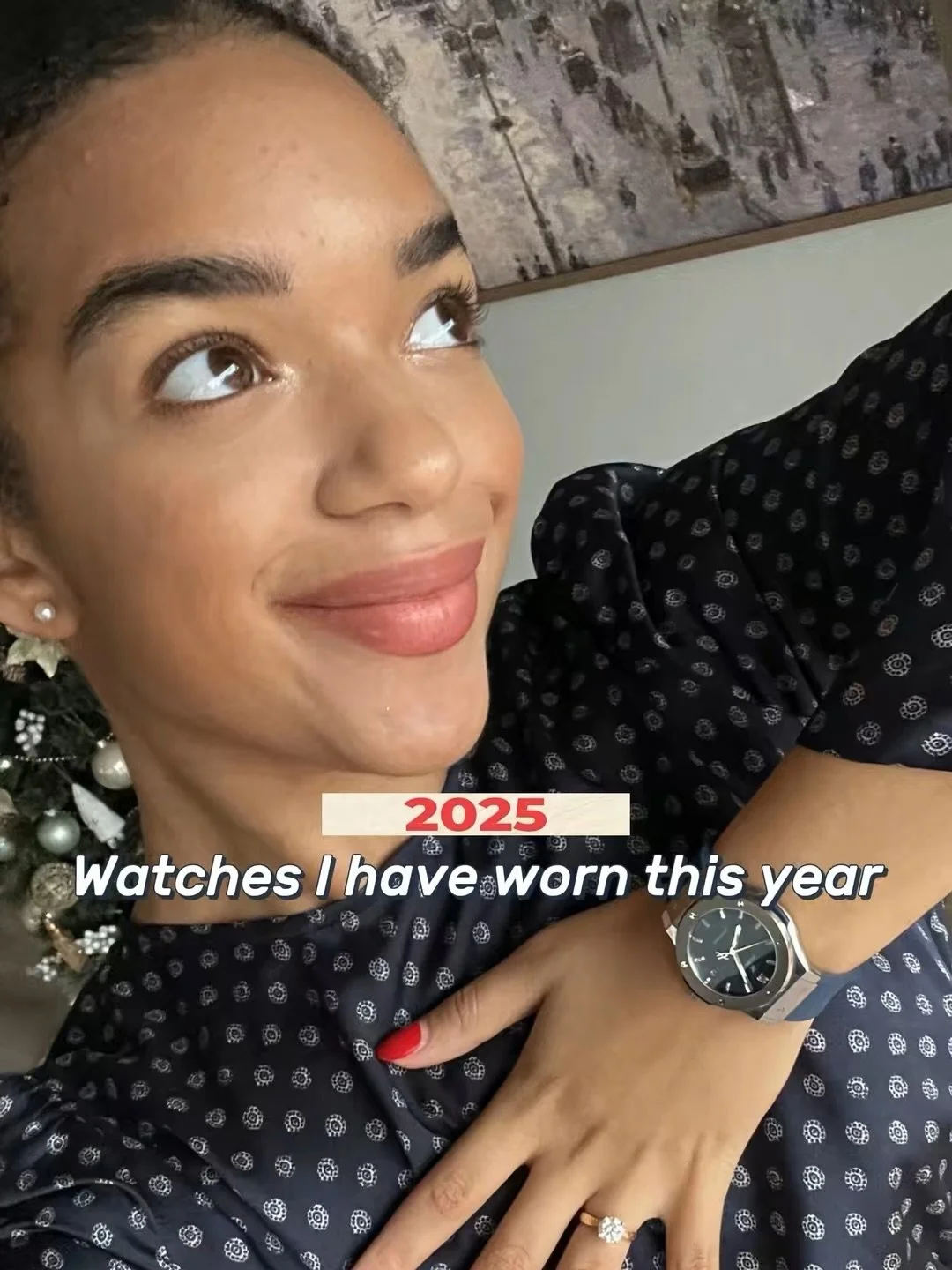 The 2025 wrist report 🫡 

Ps: obviously not all my watches but it&rsquo;s been a busy year trying new fun pieces. 💅🏽

#watchcollector #ladieswatch #wristcheck