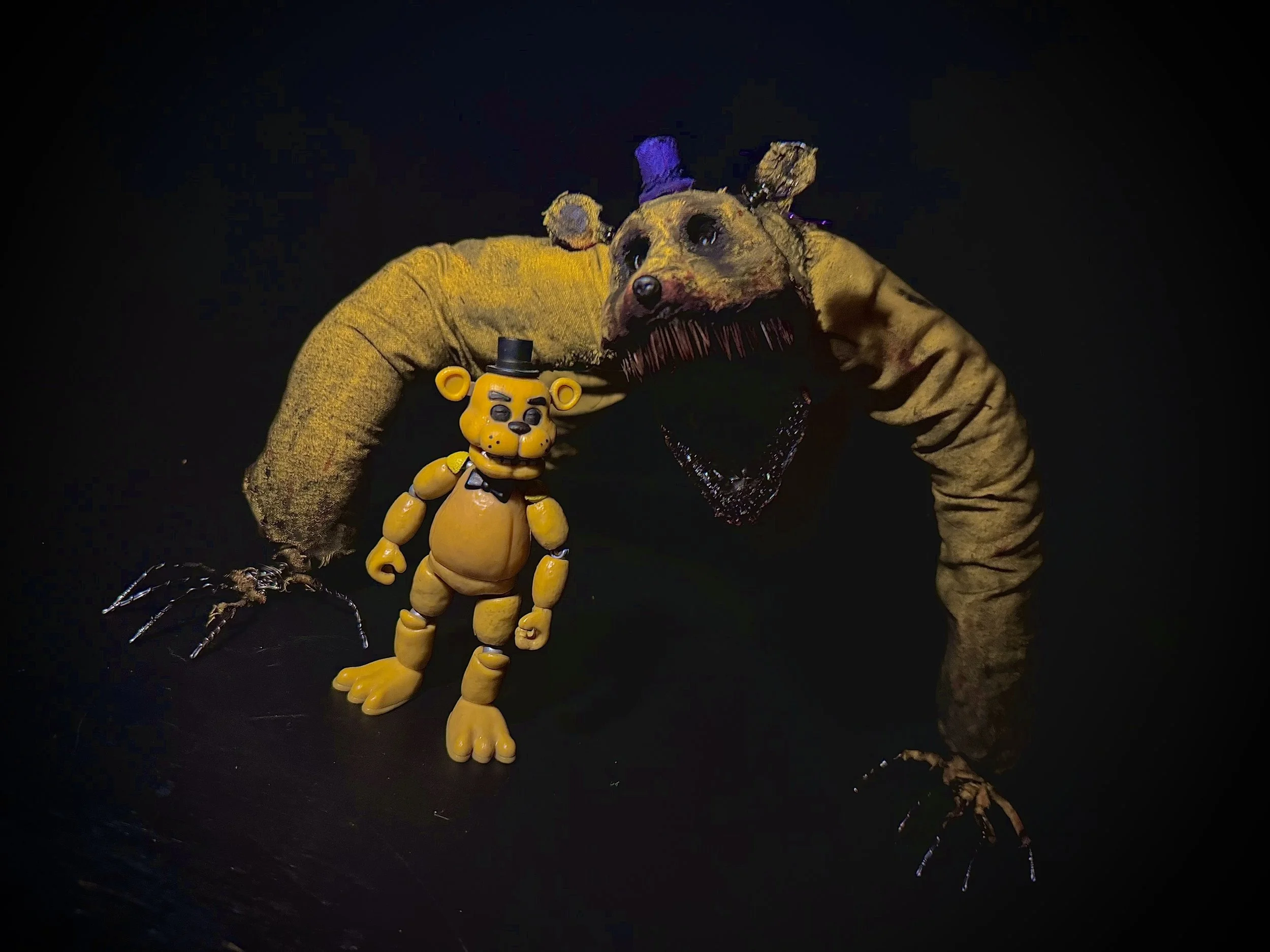 Corrupted Golden Freddy Stop Motion Puppet