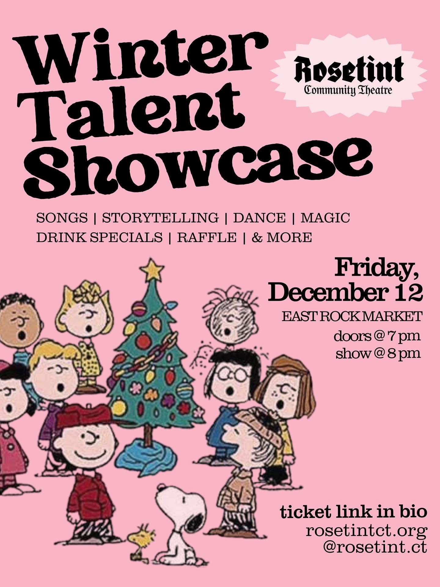 Tickets are officially on sale for our Winter Talent Showcase! ❄️✨🎟️ Grab yours at the link in our bio to join us for Rosetint&rsquo;s very first event and fundraiser! Can&rsquo;t wait to see you there! 💗

If you&rsquo;re feeling extra generous thi