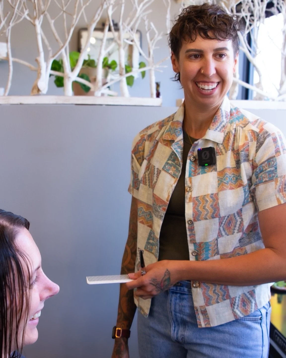 Hallie brings the same focus to the salon that she brings to Australian Rules Football and her workouts. Intentional, strong, and all in. Behind the chair, that energy turns into thoughtful consultations and color that makes sense for your real life.