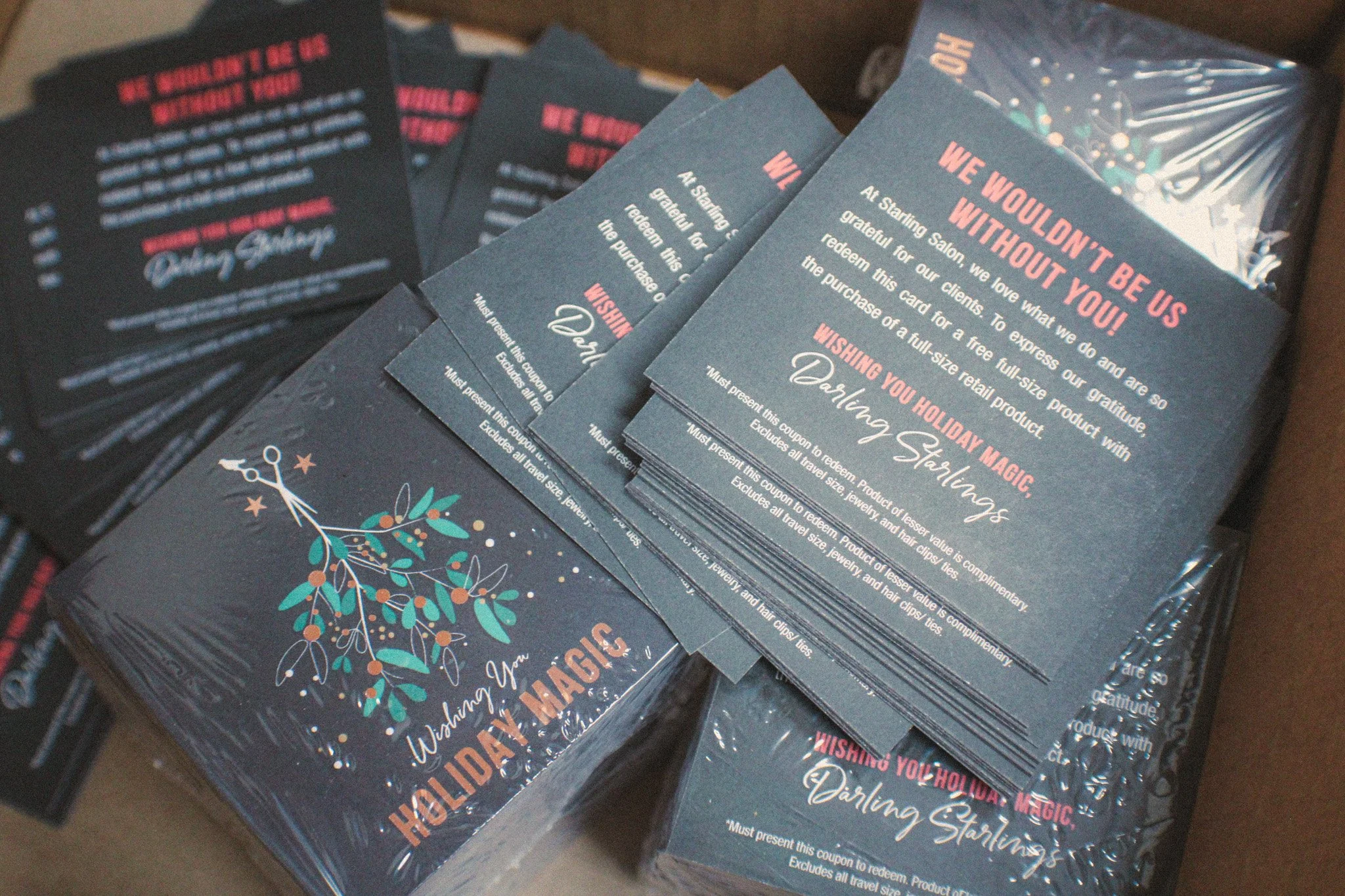 A message to guests from the Darling Starlings.