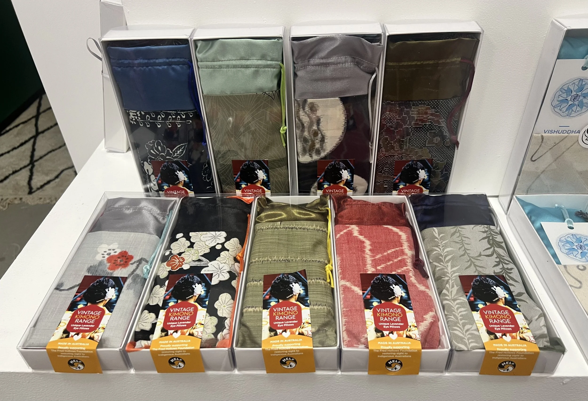 Kimono eye pillows - $55