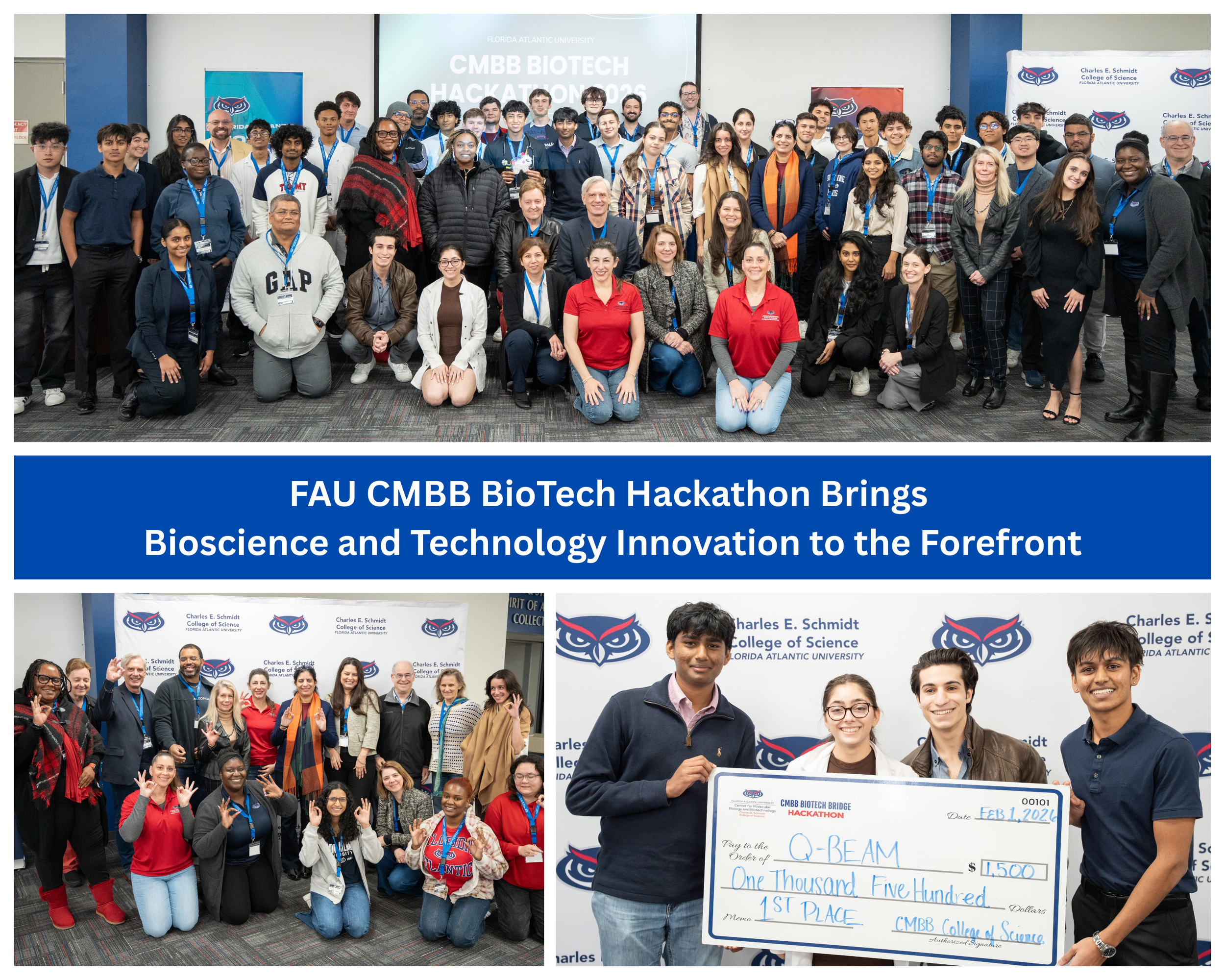FAU CMBB BioTech Hackathon Brings Bioscience and Technology Innovation to the Forefront