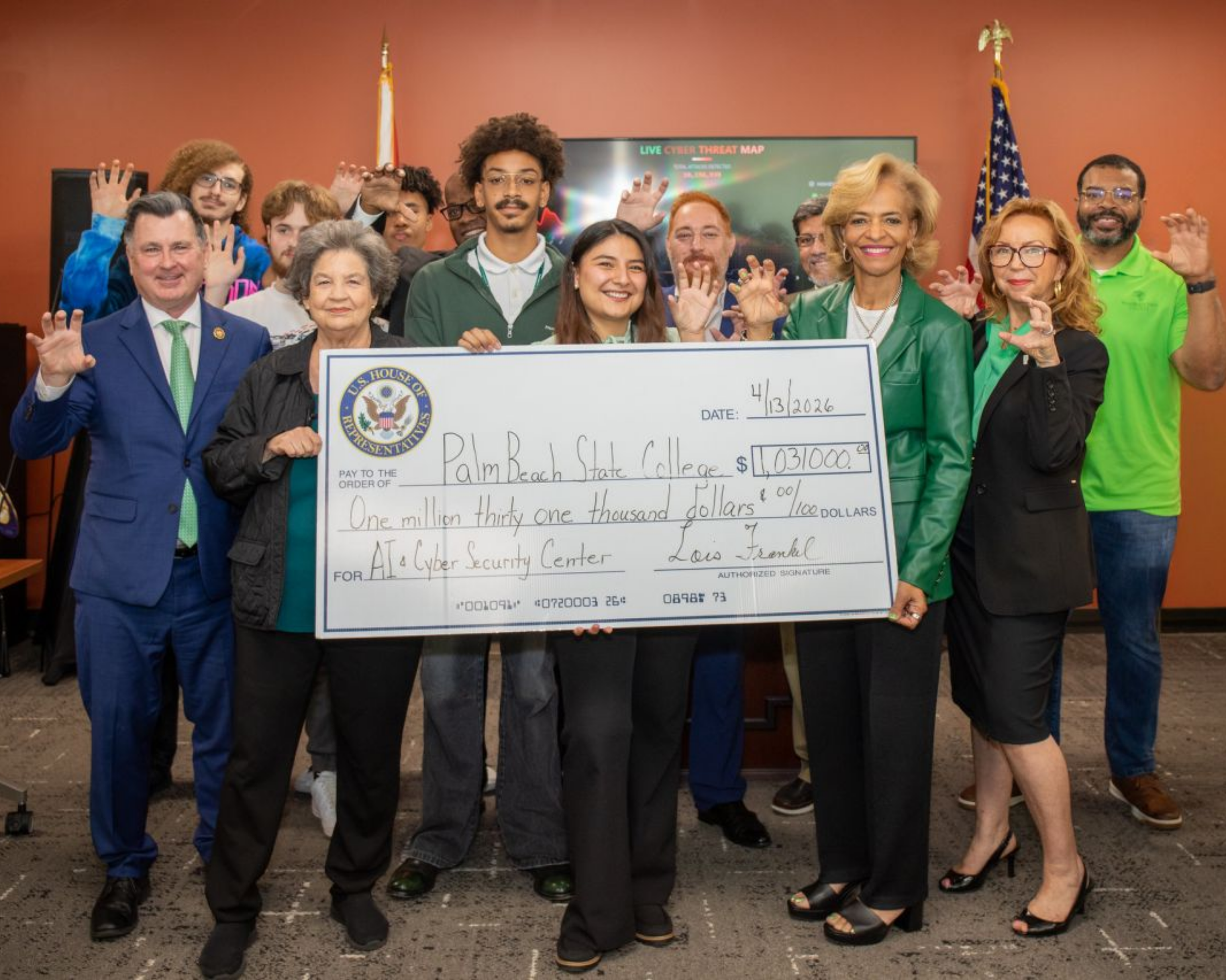 Palm Beach State College Secures $1 Million in Federal Funds to Launch AI Cybersecurity Center