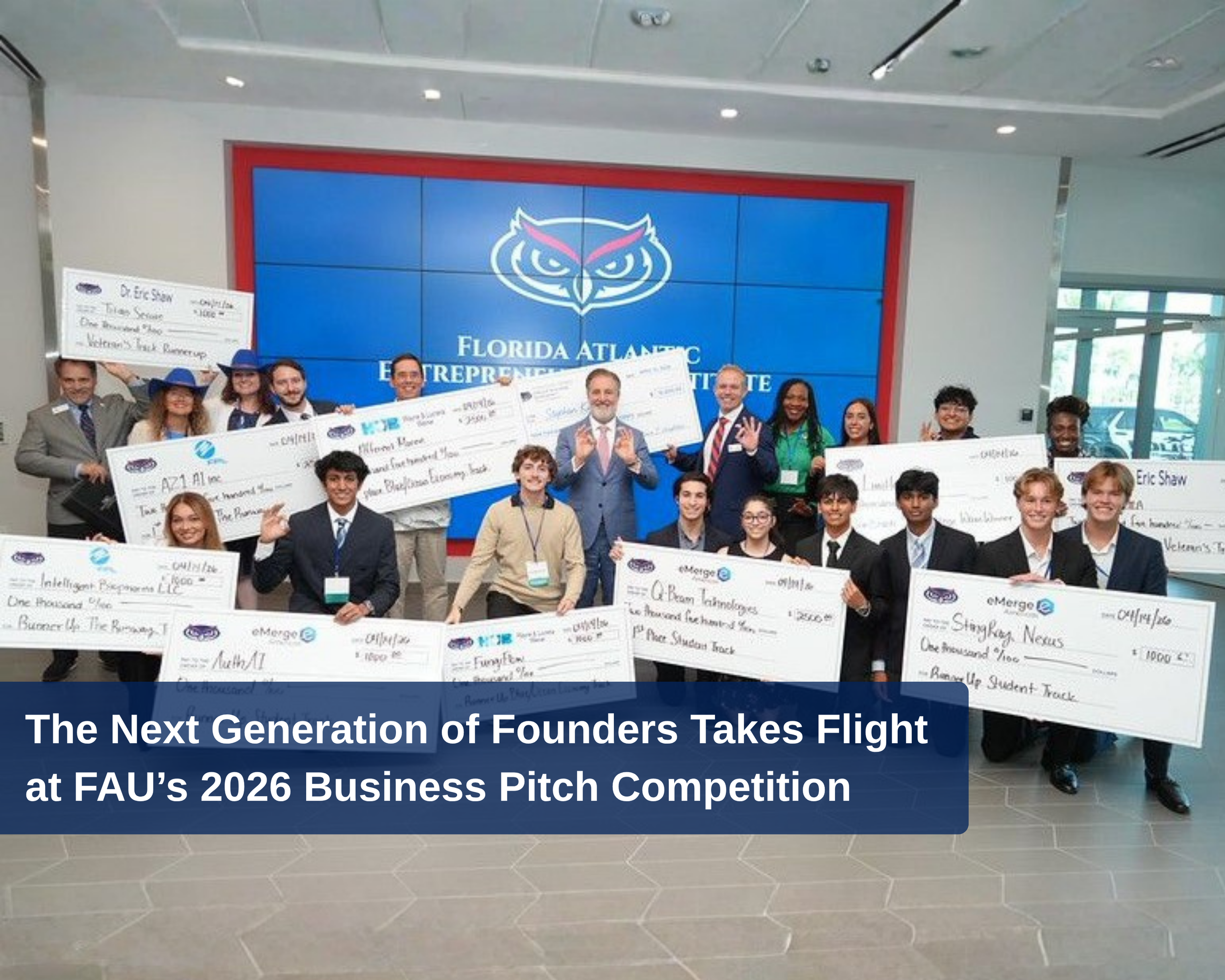 The Next Generation of Founders Takes Flight at FAU’s 2026 Business Pitch Competition