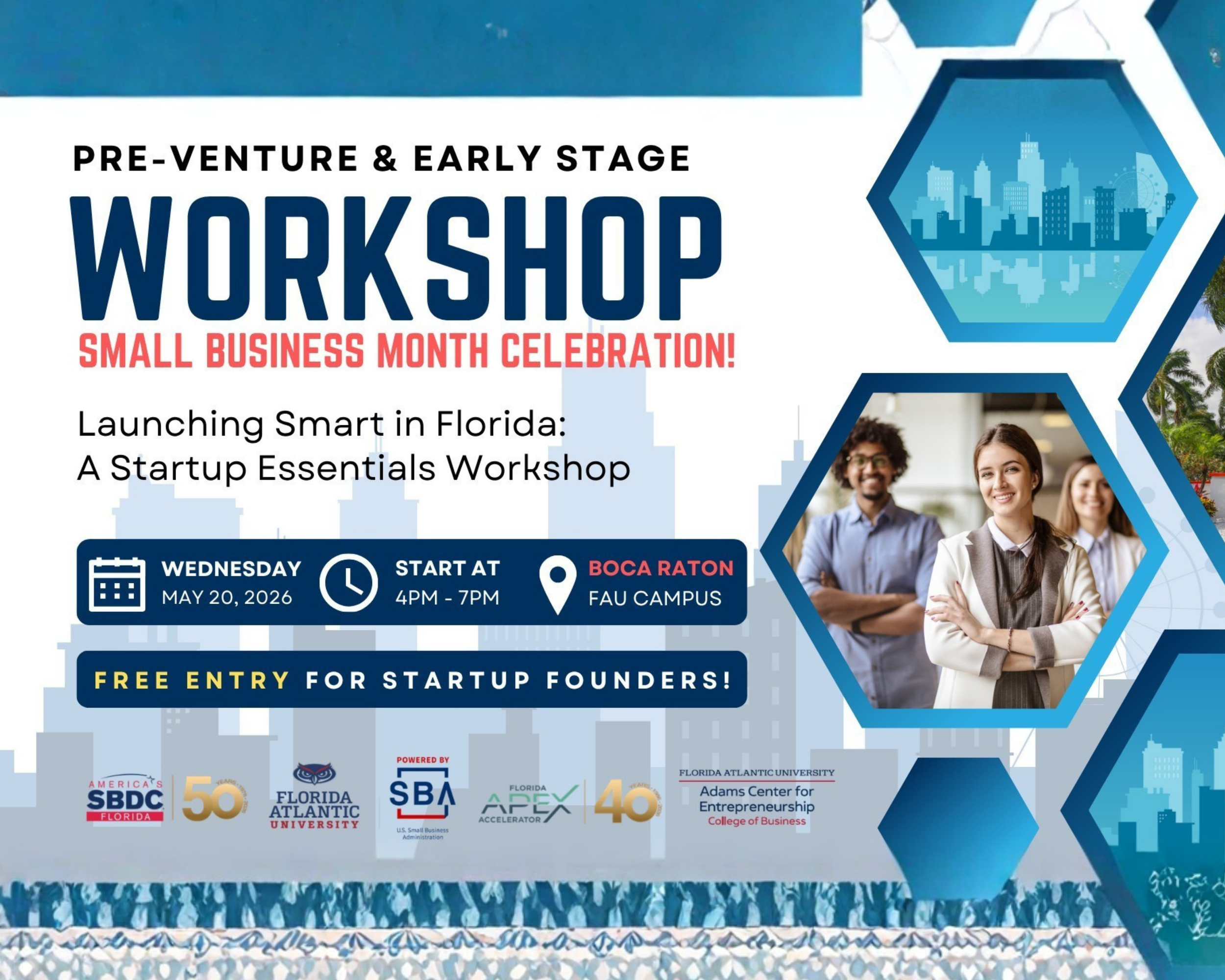 Launching Smart in Florida: A Startup Essentials Workshop + Celebration!