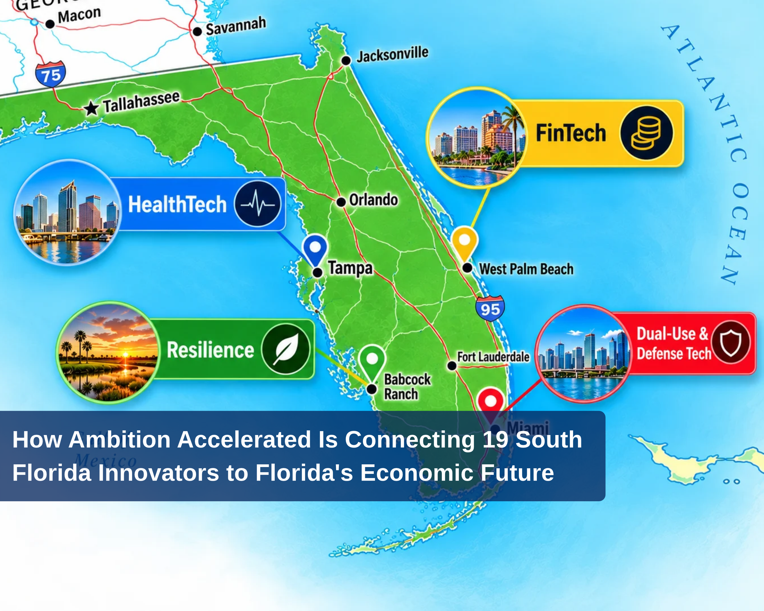 How Ambition Accelerated Is Connecting 19 South Florida Innovators to Florida's Economic Future