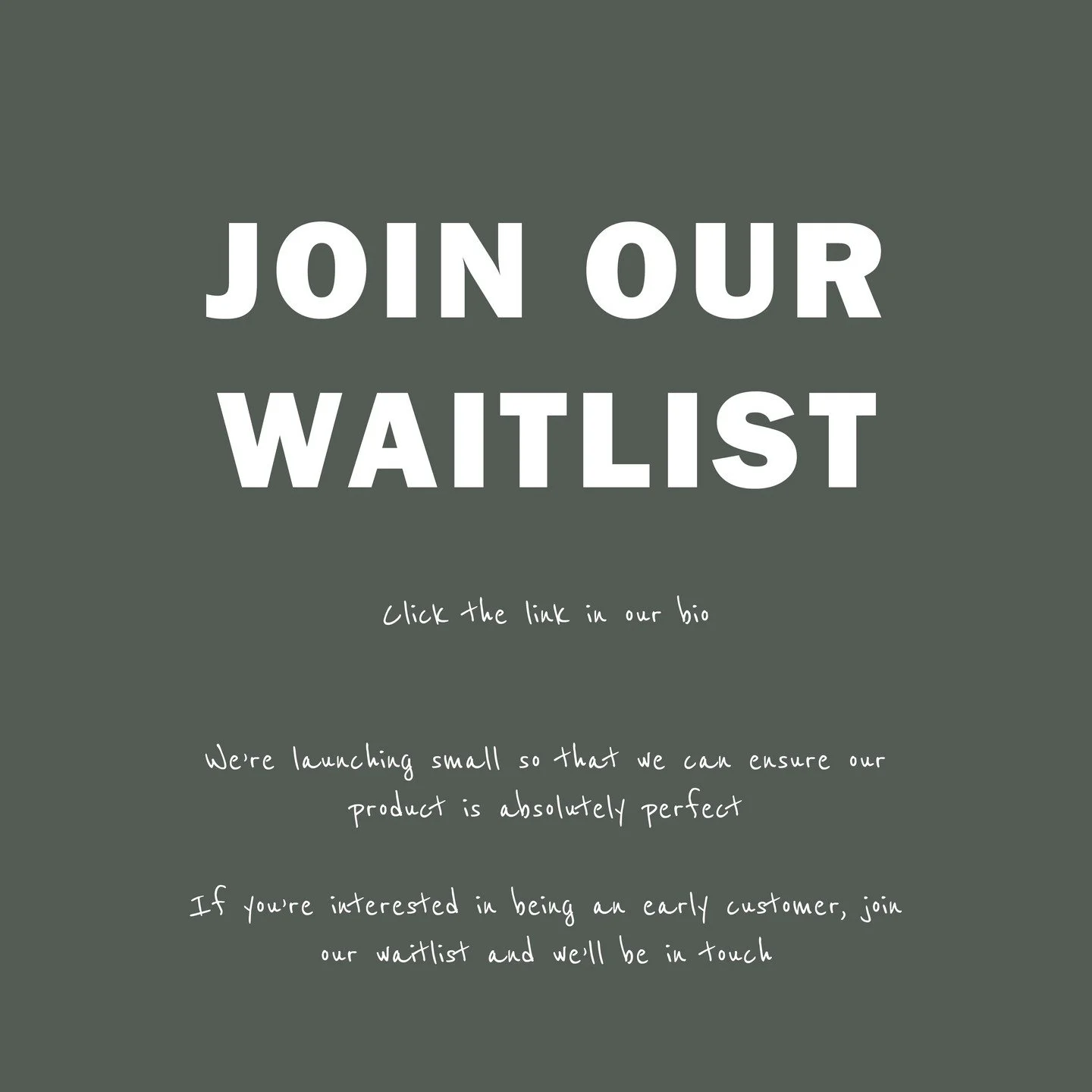 The count down is on for our official launch! Join our waitlist to be one of the first to know.