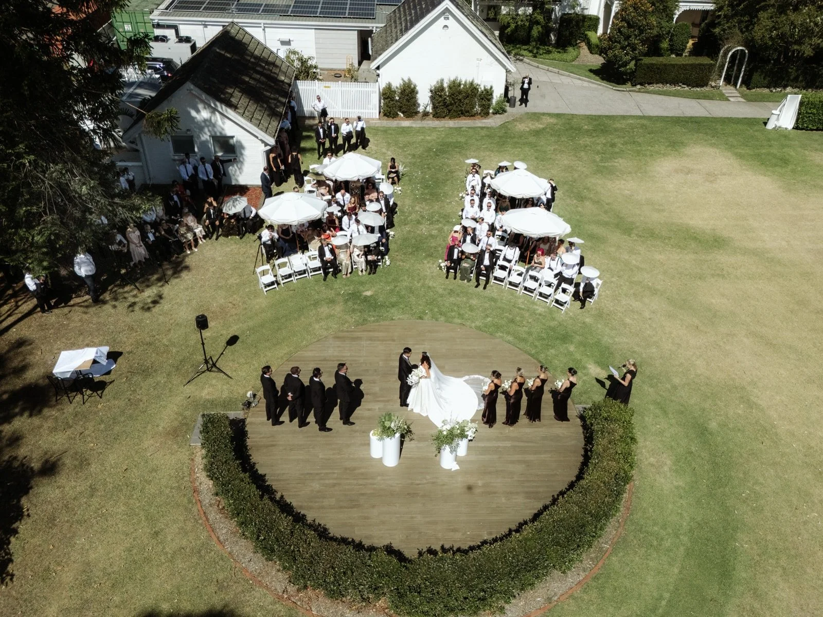 One of the quickest ways to make your ceremony feel seamless?

Don&rsquo;t expect guests to magically know where to sit.

I say this with so much love because by the time guests arrive, there are already SO many moving parts happening at once. People
