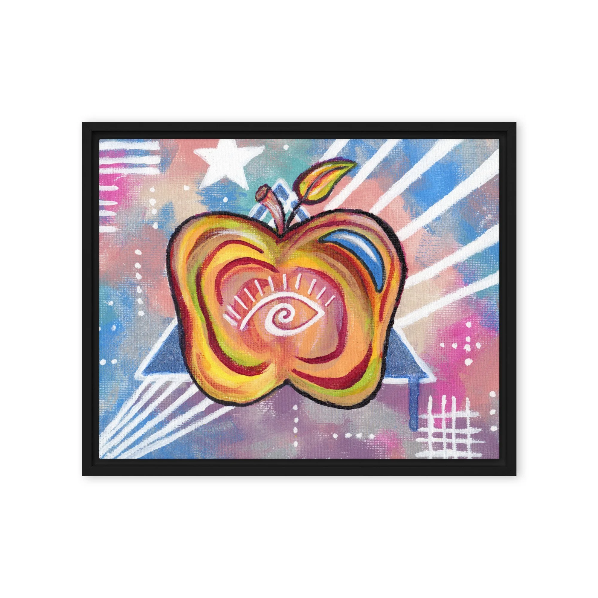 Just One Bite Framed canvas