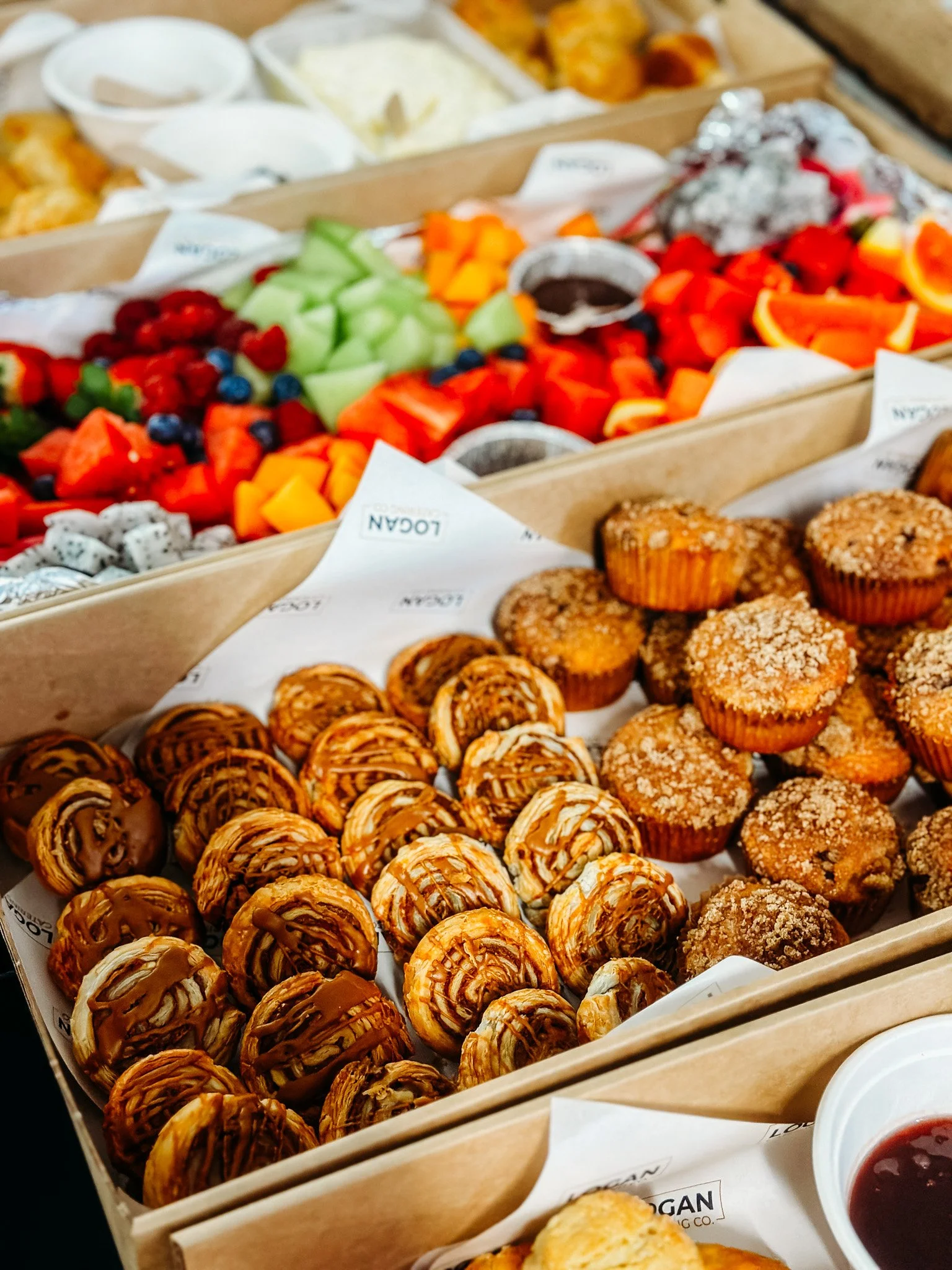 Corporate Catering — drop-off morning teas and working lunches