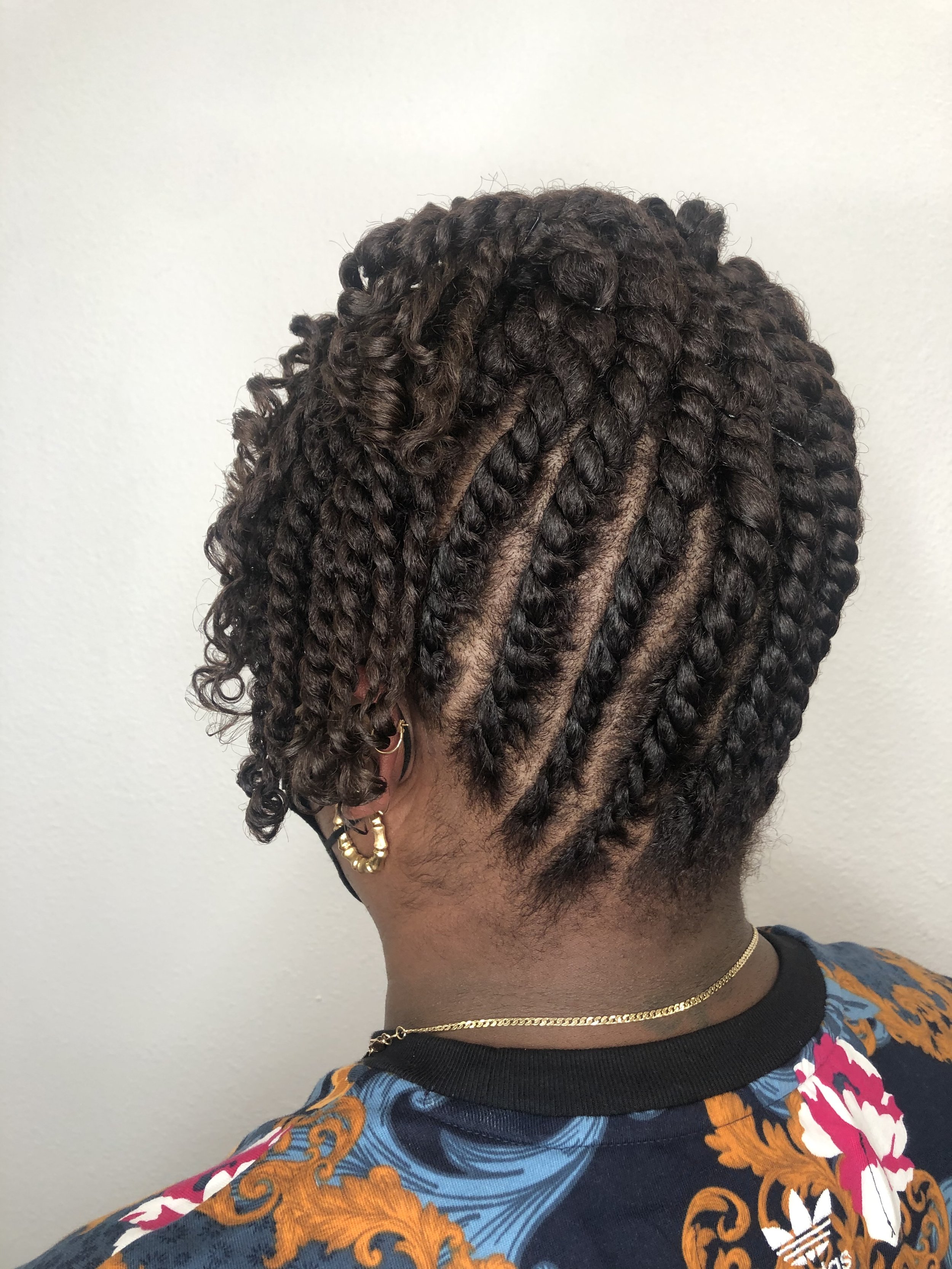 VIP Flat twist updo
