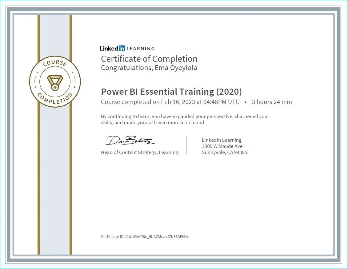 Power BI Essential Training