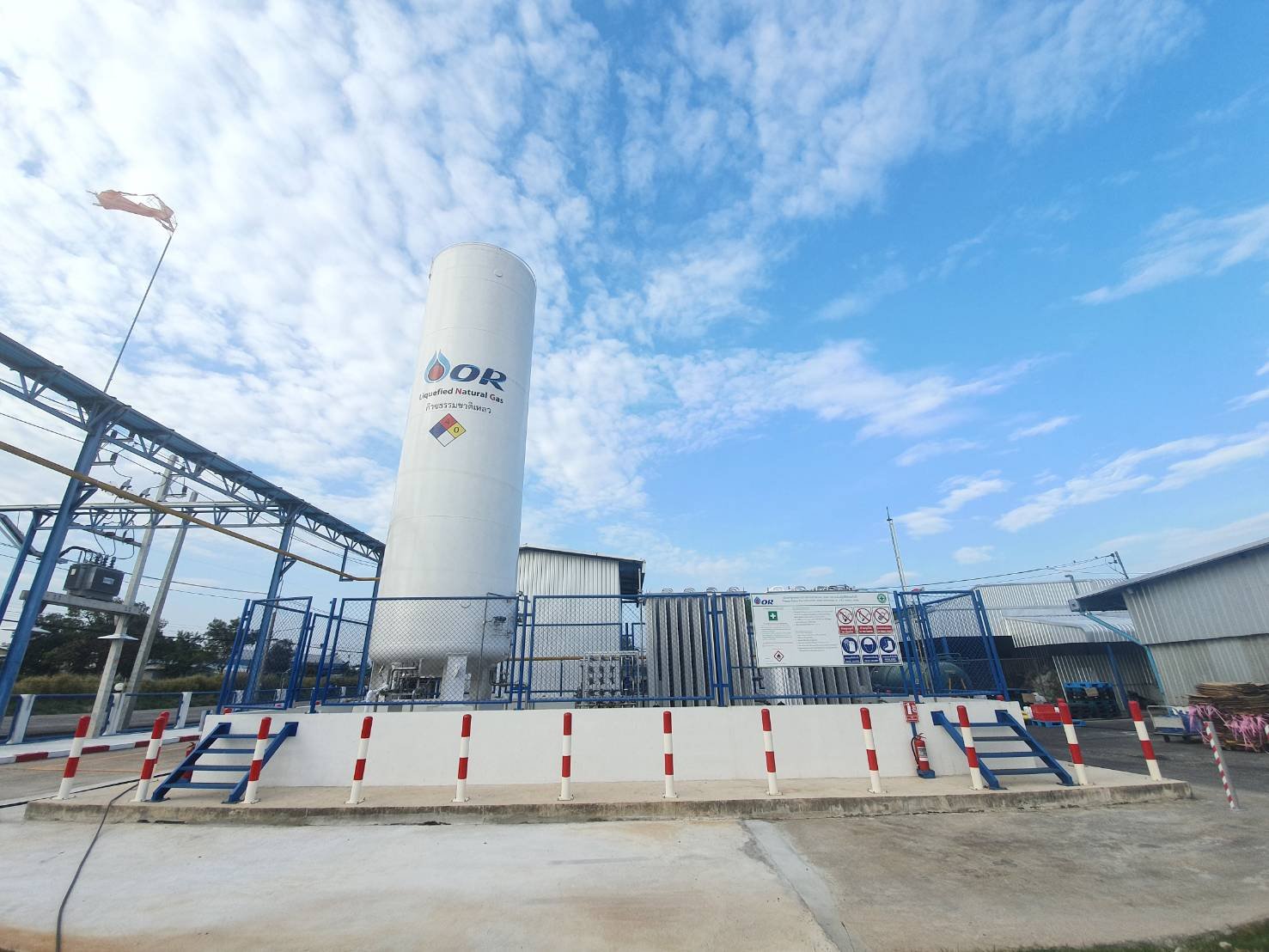 บริษัท พี.เอม.ฟูด จำกัด สถานี LNG ก๊าซธรรมชาติ