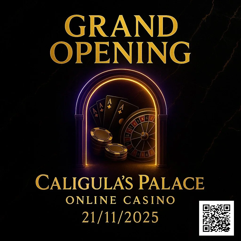 The palace doors are opening&hellip; 🏛️✨

Join us for the Grand Opening of Caligula&rsquo;s Palace this Friday, 21 November at www.caligulas.casino

Step into a world of gold-lit tables, classic Vegas energy, and nonstop action&mdash;right from home