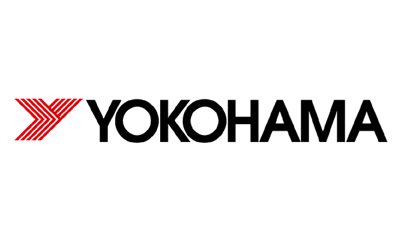 Yokohama logo with black text and a red stylized 'Y' symbol on a transparent background.