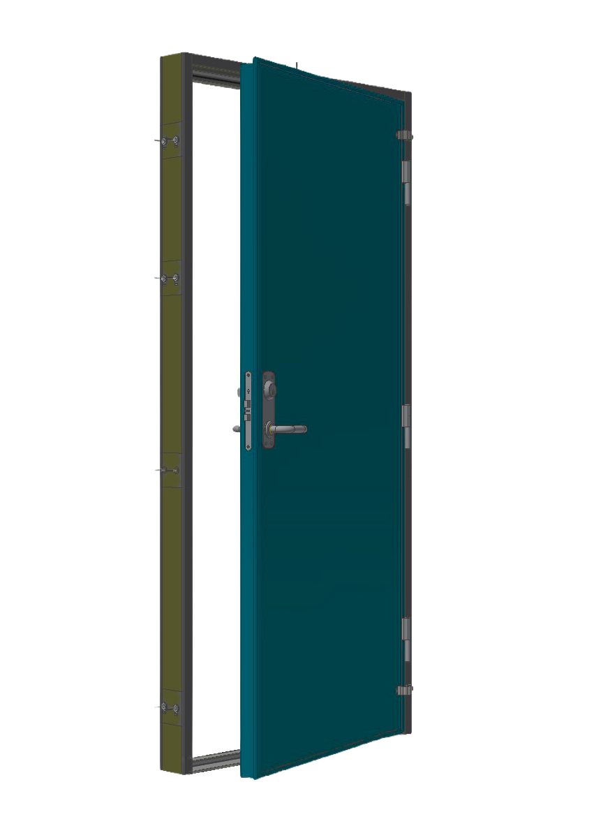 H210 Single leaf and double leaf hinged door