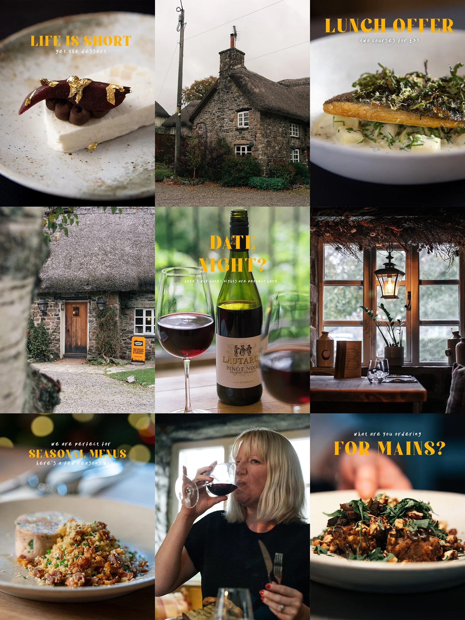 Cohesive imagery for Bearslake Inn