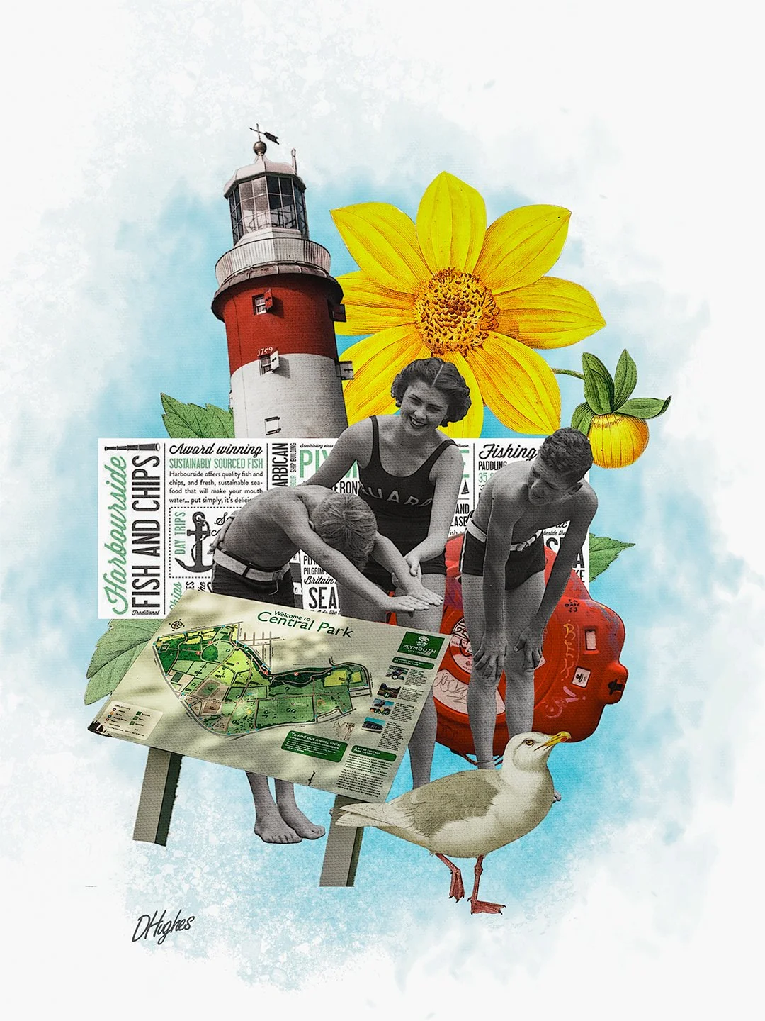 Signature collage from a location or venue shoot