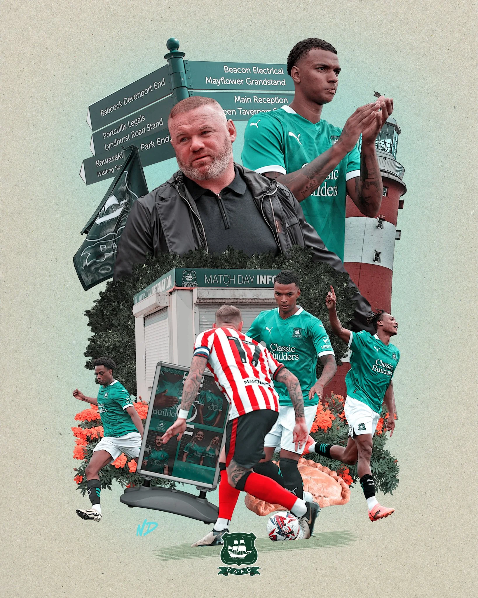 Collage art created using photoshop from Euro 2004