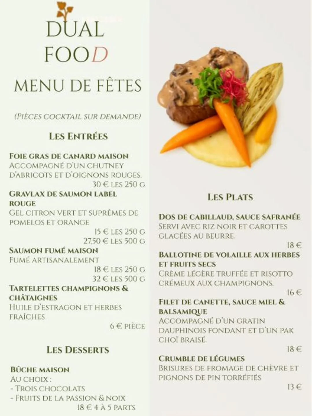 C&eacute;l&eacute;brez les f&ecirc;tes sans stress, on s&rsquo;occupe du repas 😀 

Commandez des maintenant jusqu'au 30 
d&eacute;cembre
📍 Retrait &agrave; Nieppe ou livraison sur la m&eacute;tropole lilloise
⏰ &Agrave; commander minimum 24 h &agra