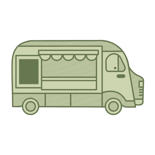 Une illustration du camion food truck dual food.