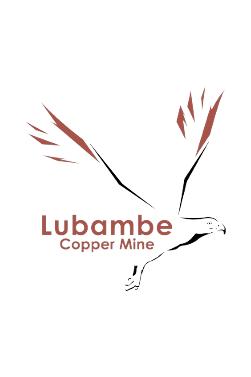 Logo for Lubambe Copper Mine, featuring stylized copper mineral illustration with the text 'Lubambe Copper Mine'
