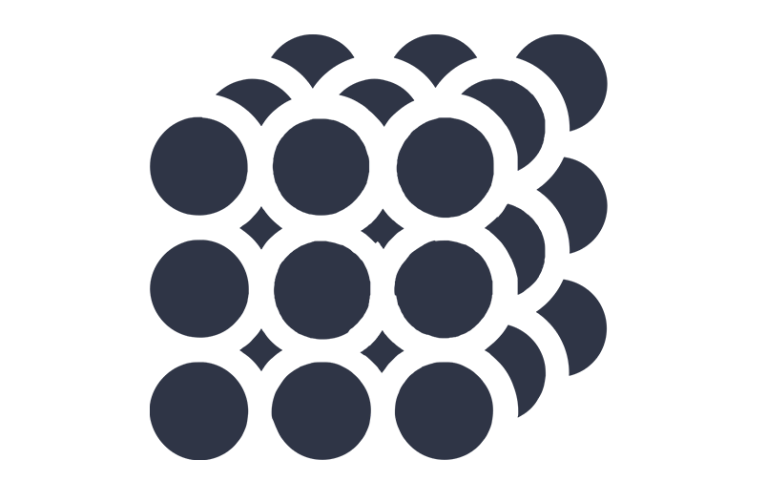 Illustration of parallel black rods, representing dense, coherent InSAR measurement points across a monitored area.