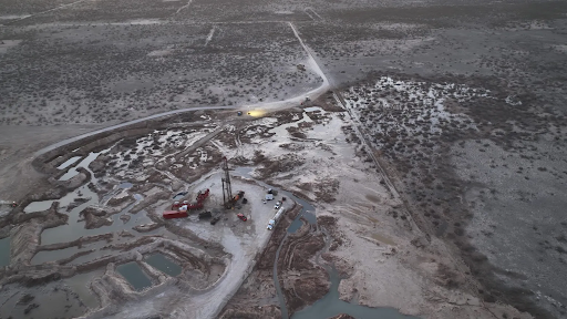 Water deplacement in the pemian basin