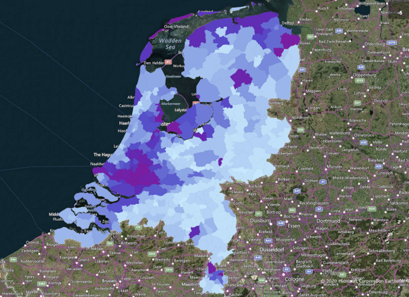 New Reference Map for the Whole of the Netherlands.