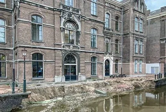 El derrumbe del muro del muelle de Ámsterdam despierta el interés por el InSAR