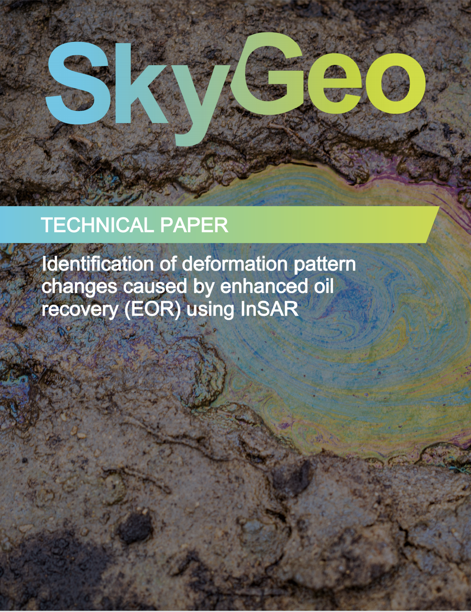 Technical paper ‘Identification of deformation pattern changes caused by enhanced oil recovery (EOR) using InSAR’, with imagery of soil and reservoir deformation