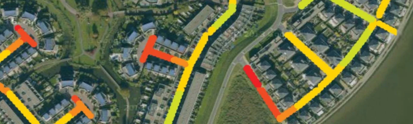 InSAR soil subsidence measurements along residential roads in Diemen