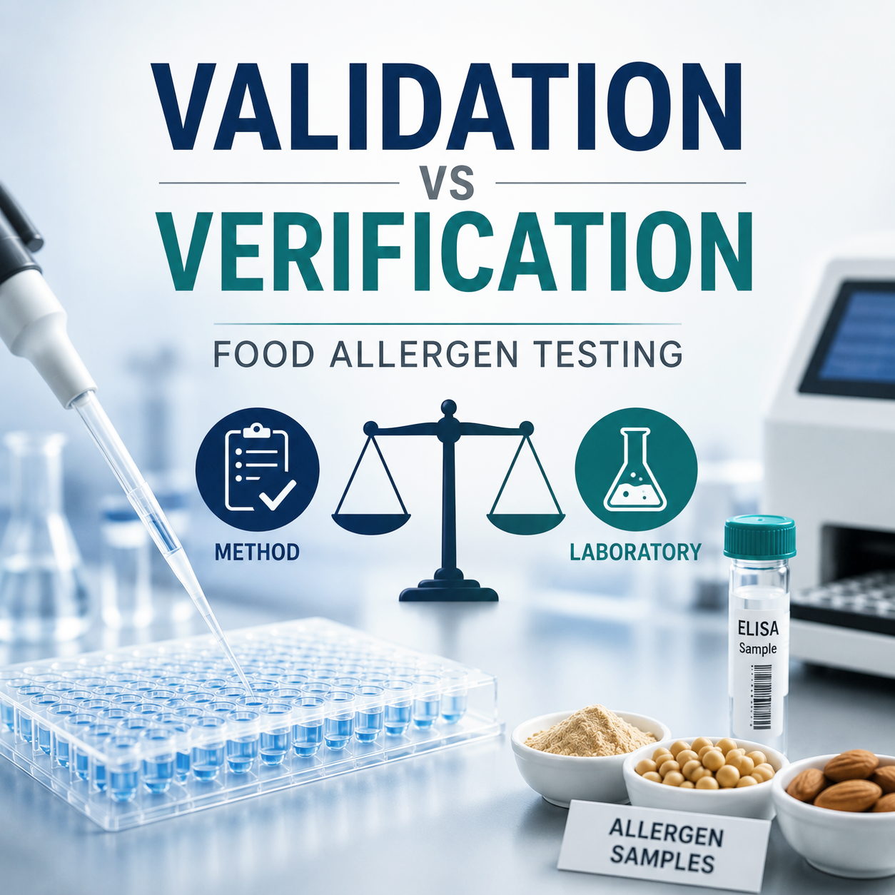 Validation vs Verification in Food Allergen Testing: What’s the Difference and Why It Matters