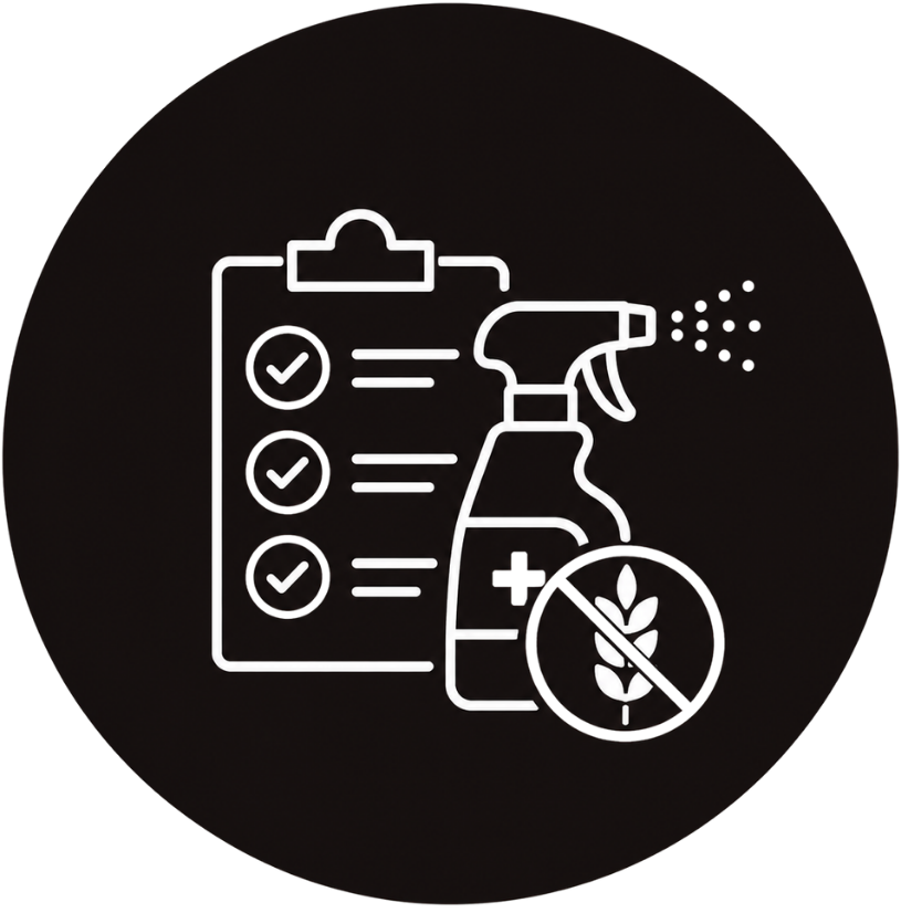 Cleaning validation and allergen verification programs for food manufacturers.