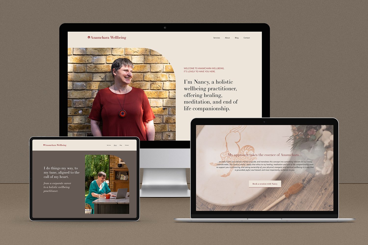 Anamchara Wellbeing – Nancy Maguire. Holistic Wellbeing Practitioner, London