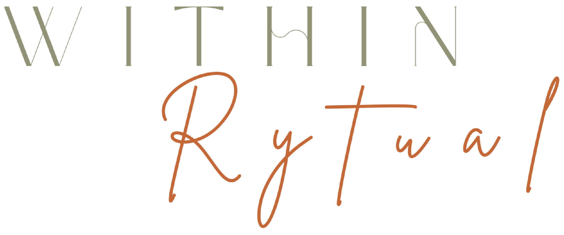 Text reading business title 'Within Rytual'.