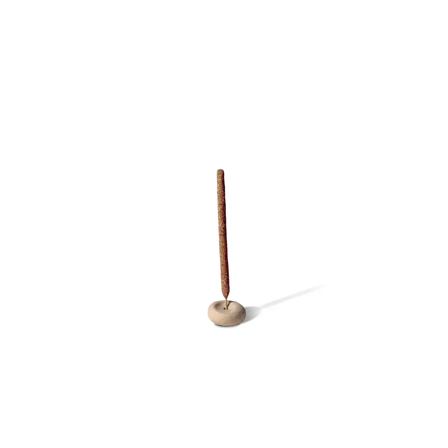 Ceramic Pebble Incense Holder- Mini Beige