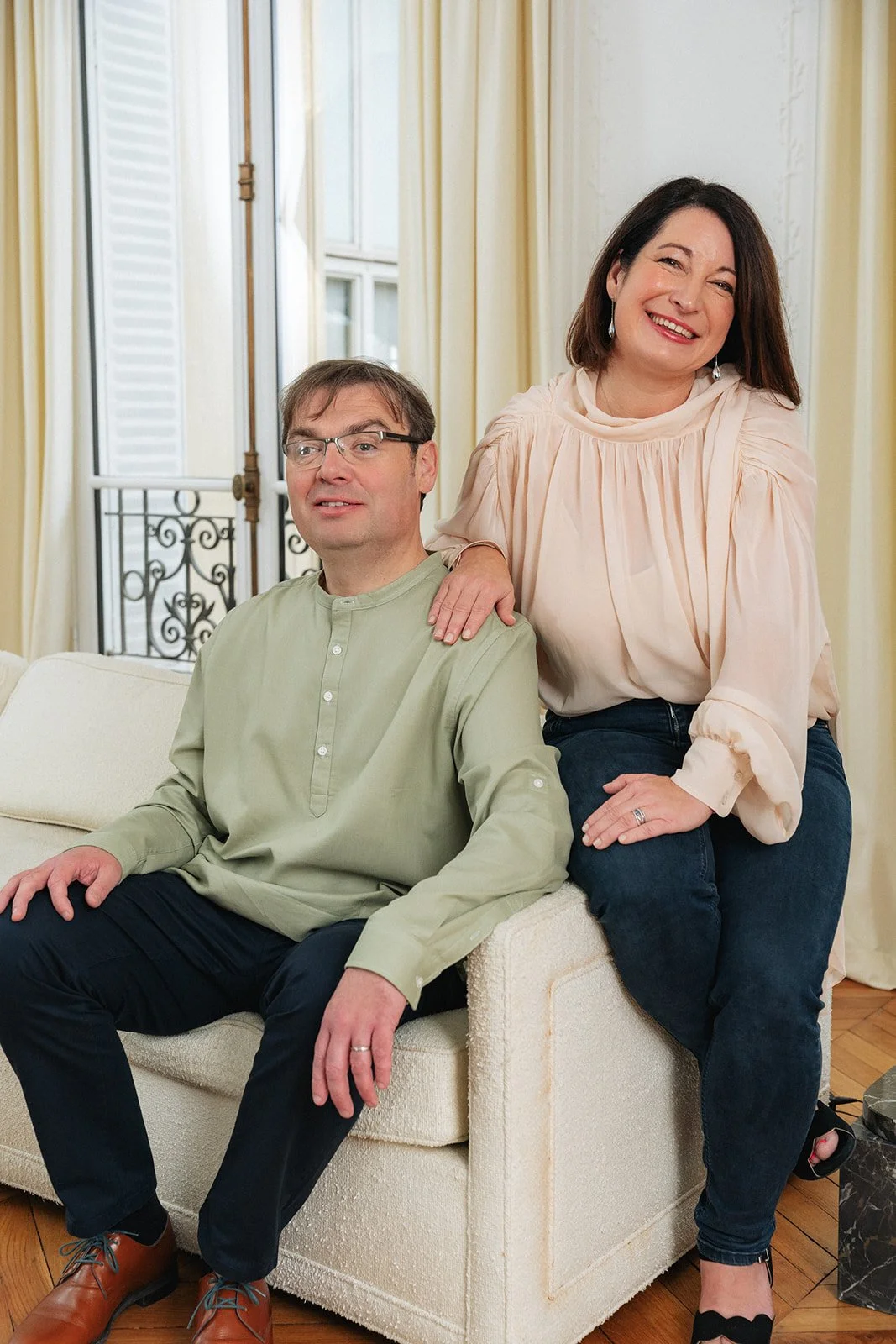 Pascal Le Goaster et Sandra Le Floc'h, fondateurs de Cabinet Balzac, un cabinet d'expertise comptable spécialisé dans l'immobilier