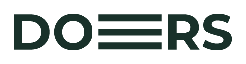 The word 'DOERS' with a stylized equal sign replacing the 'E'.