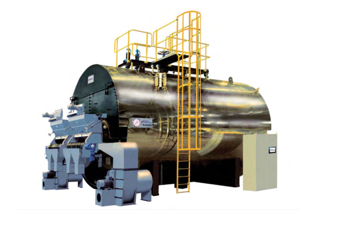 A large industrial vacuum chamber with a shiny metallic surface, yellow safety railing, and controls on the side, used for scientific or manufacturing purposes.