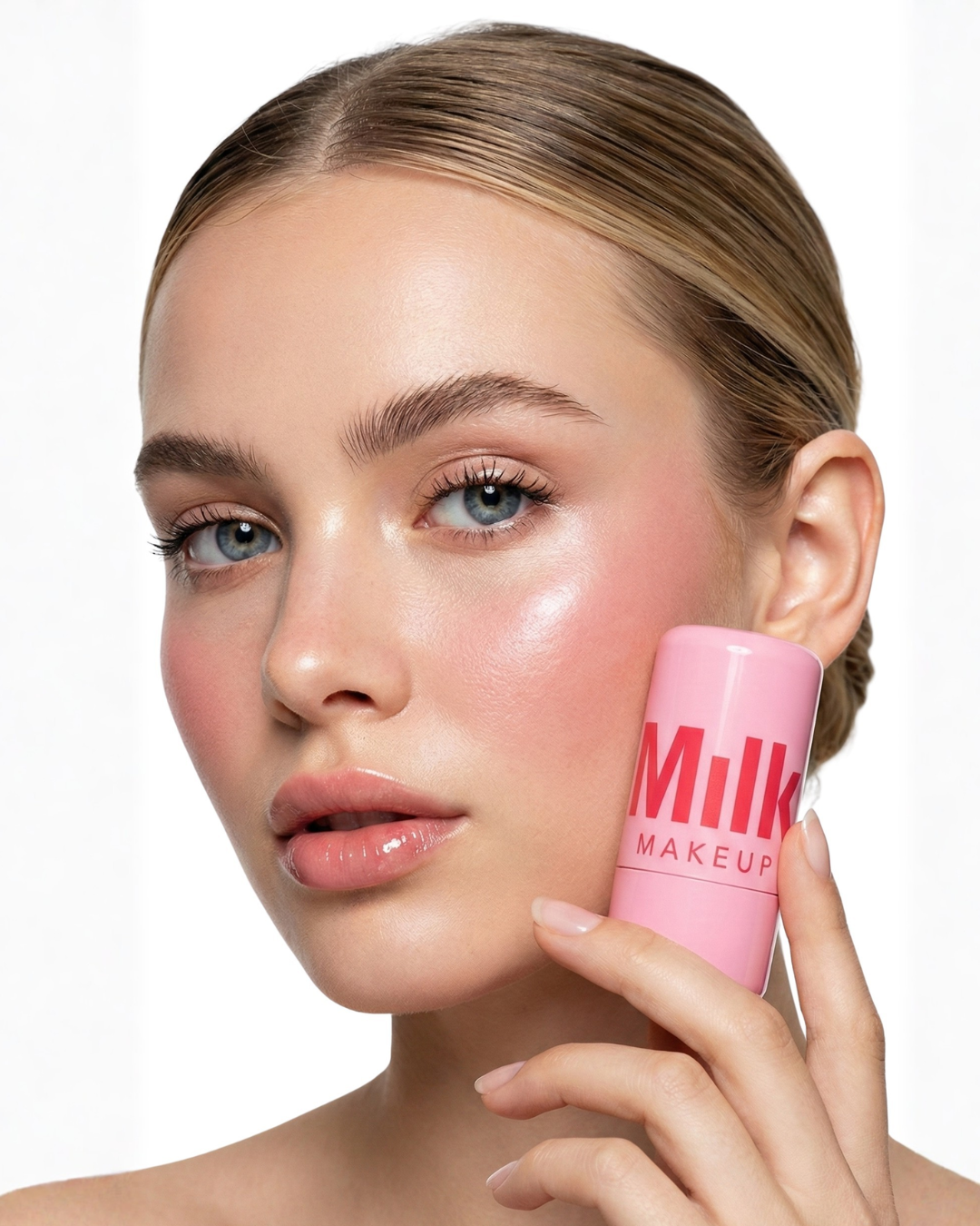 Retrato de campaña Milk Makeup con Cooling Water Jelly Tint, imagen de portada del proyecto