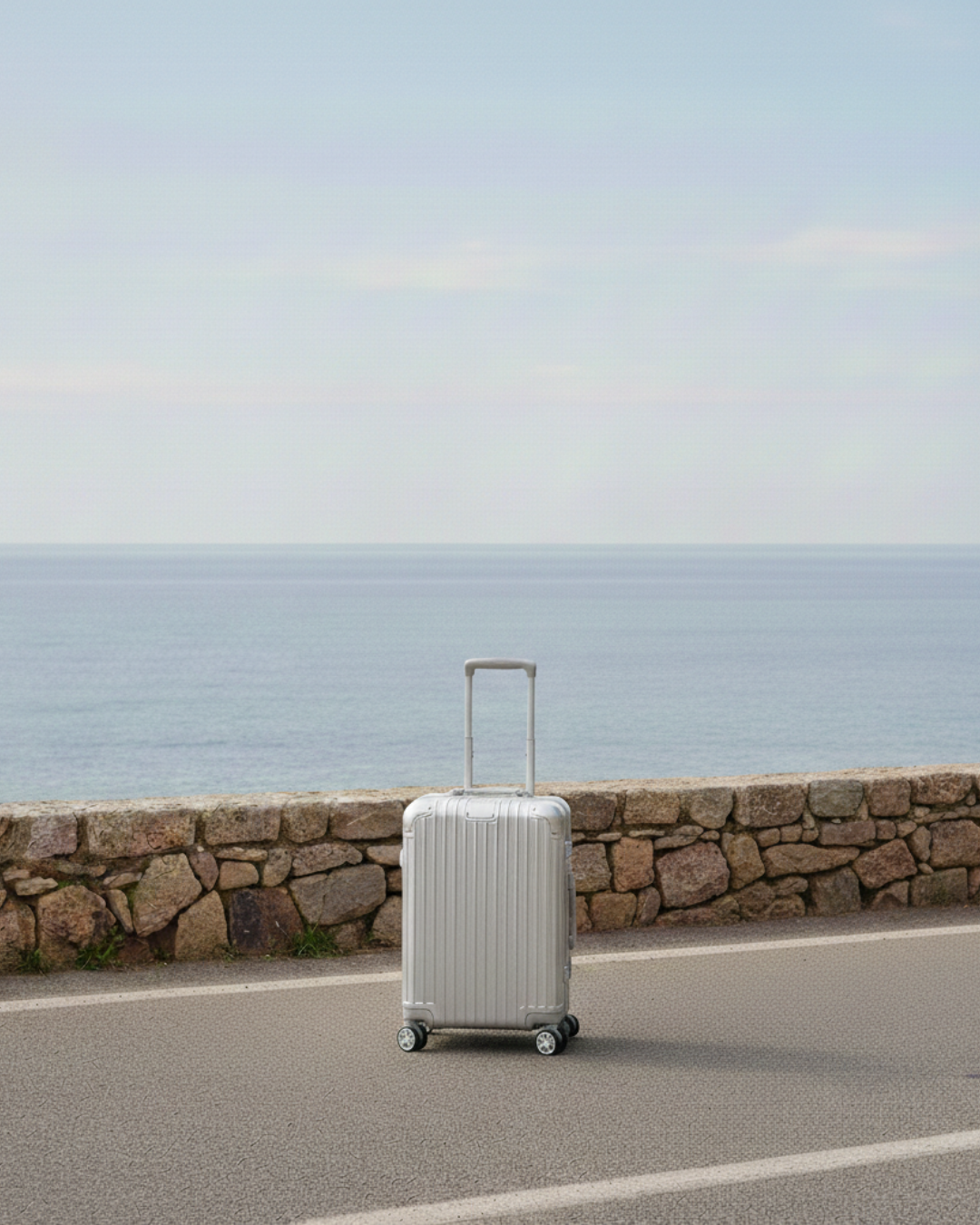 Fotografía lifestyle de producto para marca de viajes y accesorios premium — contenido visual por The Creative Comms