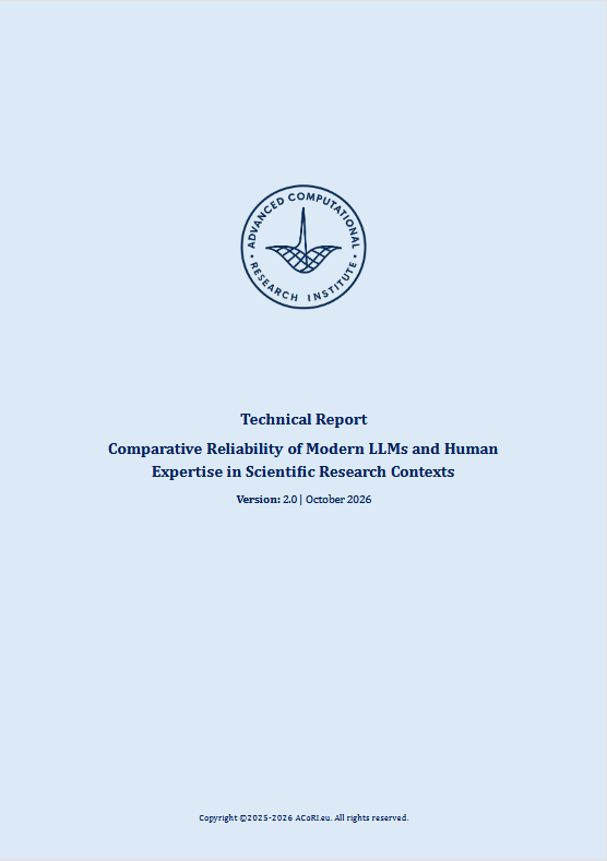 Technical Report #2 - Comparative Reliability of Modern LLMs and Human Expertise in Scientific Research Contexts